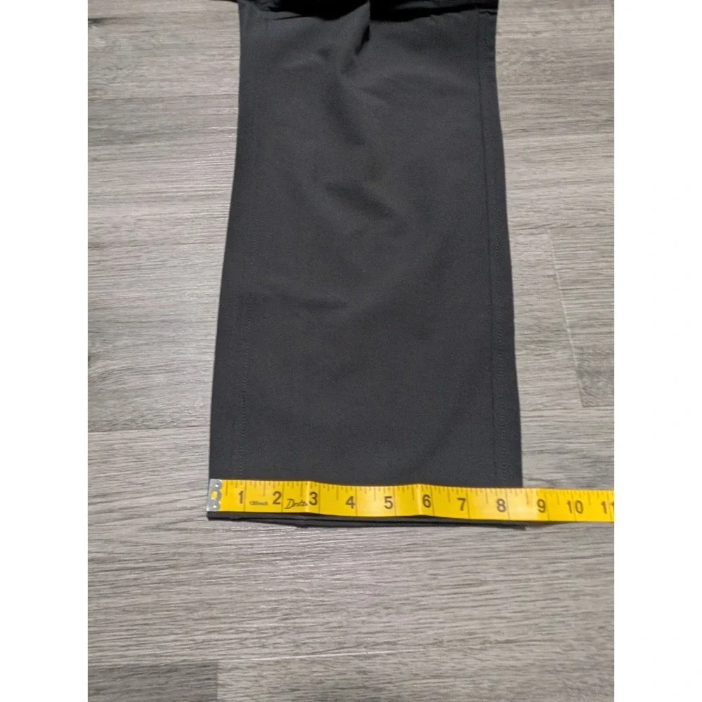 New‎ With Tag Under Armour Men's Black Storm Alpha Flat Front Pants Size 36x34